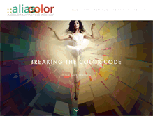 Tablet Screenshot of aliascolor.com